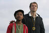Themba and Jens Lehmann